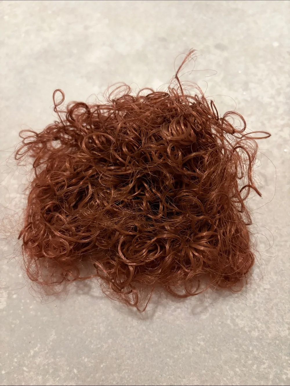 Girl Curly Auburn Doll Wig extra hair for dolls or for project micheal’s hobby